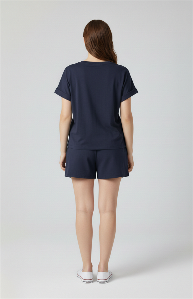 Conjunto Comfort Chic – Azul