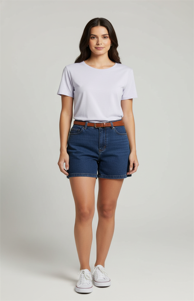 Camiseta Feminina Básica Premium Branca | Leveza, Conforto e Versatilidade Total