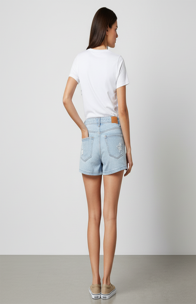Short Jeans Zhavi Light Summer – Conforto Leve & Estilo Atemporal