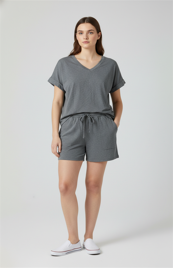 Conjunto Comfort Chic – Cinza