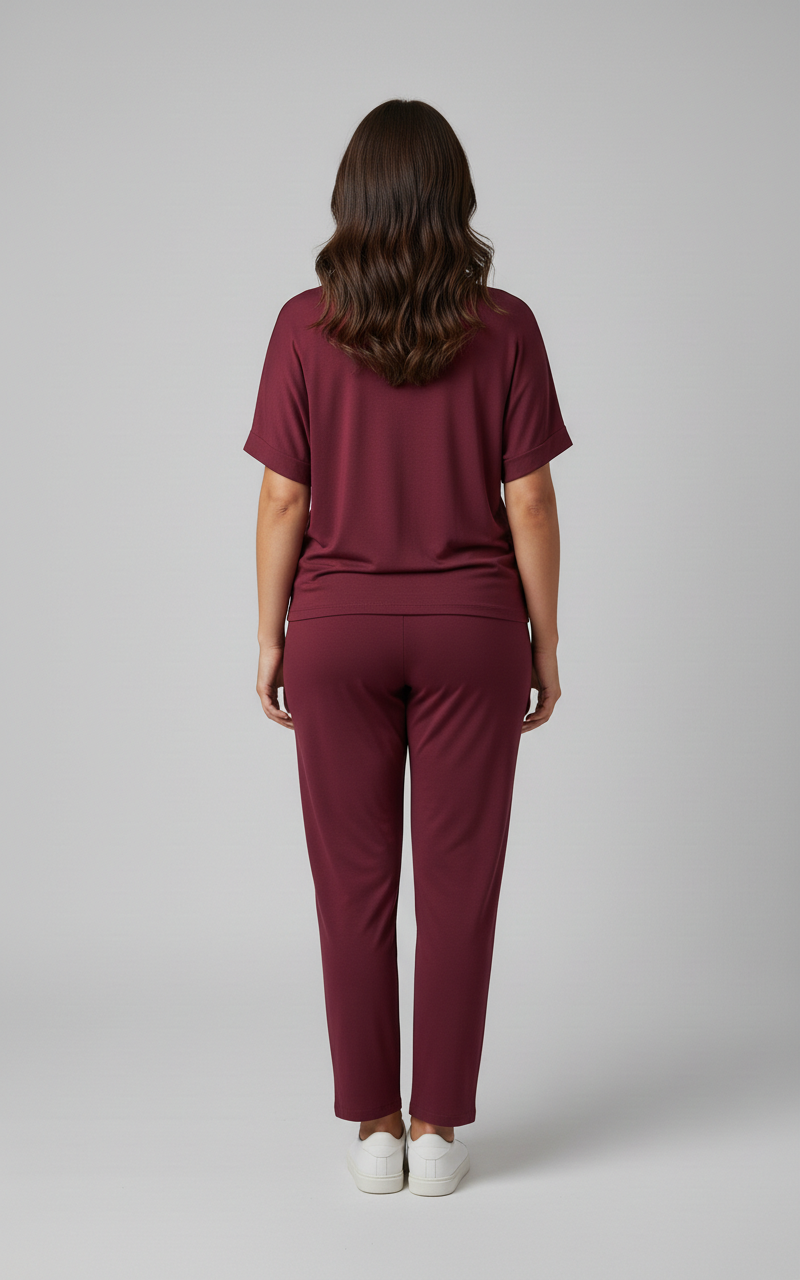 Conjunto Feminino Comfort Chic Vinho