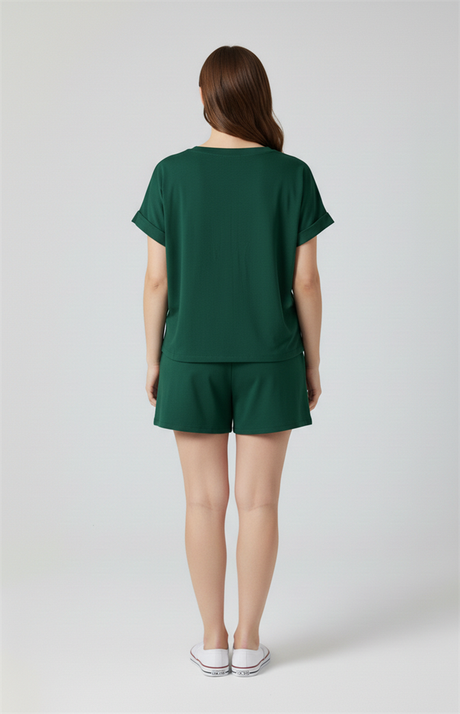 Conjunto Comfort Chic – Verde escuro